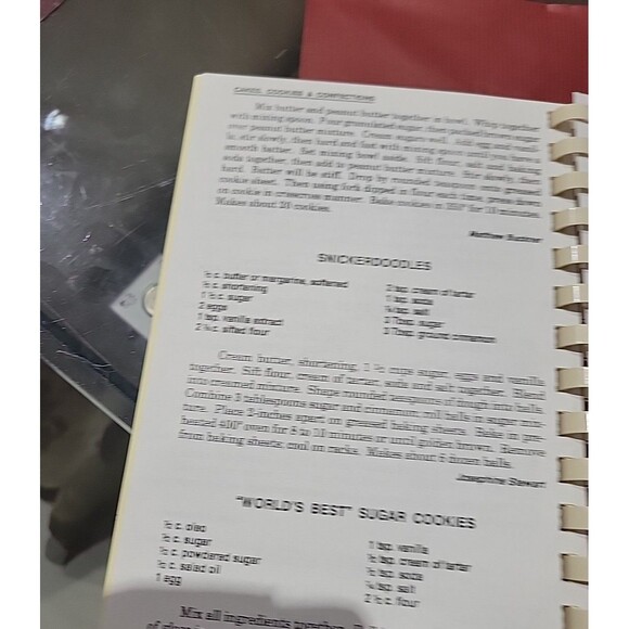 Tennessee Colony Volunteer Fire Department 1994 Spiral Cookbook - Picture 6 of 7